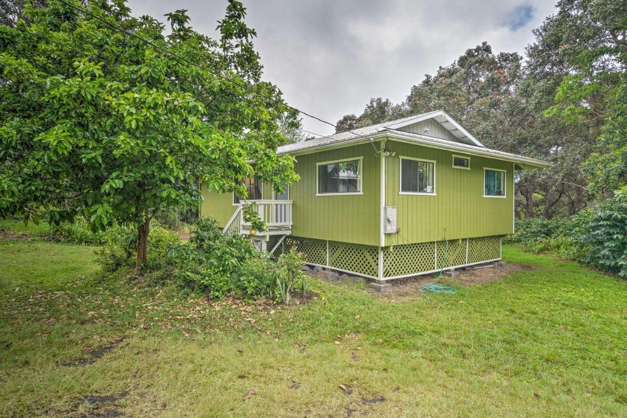Peaceful Abode With Deck, 13 Mi To Black Sand Beach! Naalehu Ngoại thất bức ảnh