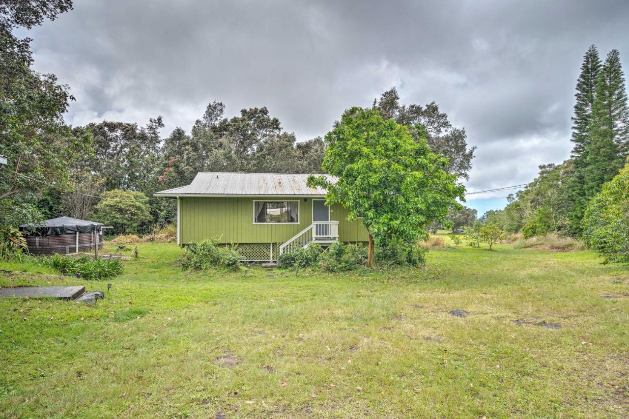 Peaceful Abode With Deck, 13 Mi To Black Sand Beach! Naalehu Ngoại thất bức ảnh